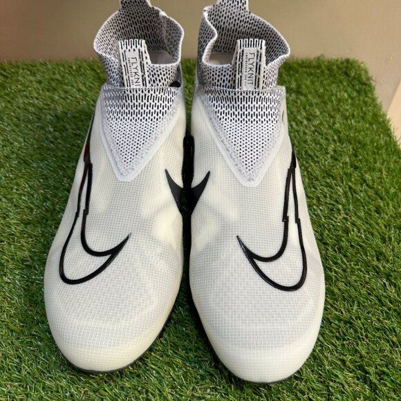 Nike Alpha Menace Elite 3 White Black Football Cleats Men’s Size 16 CT6648-100 main image 6